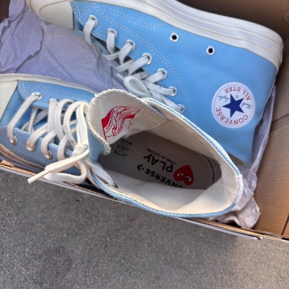 Converse Chuck Taylor All Star 70 Hi CDG Bright Blue - Picture 5 of 8